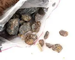 Colofonia de goma negra